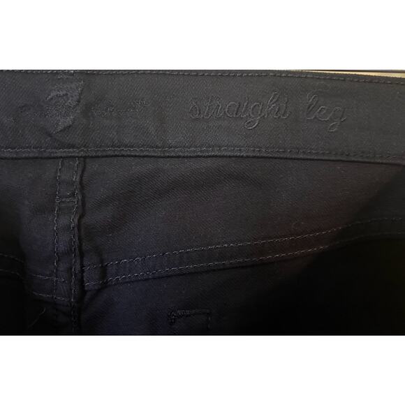 7 For All Mankind Women's Black Straight Leg Jeans Size 29 - Picture 8 of 8